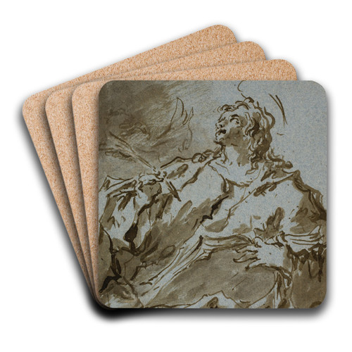 Evangelisten Johannes by Francesco Guardi Art Drink Coaster set