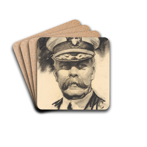 Charles Frederick Hughes by Samuel Johnson Woolf Drink Coasters - set of 4