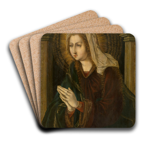 Afflicta Virgo by Jan Gossaert Art Drink Coaster set
