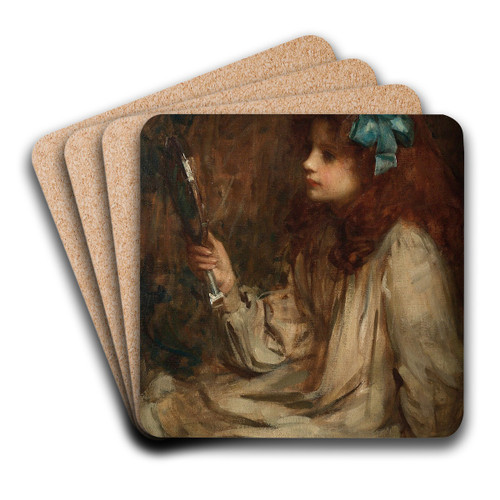 If no one ever marries me by William Loudan Art Drink Coaster set