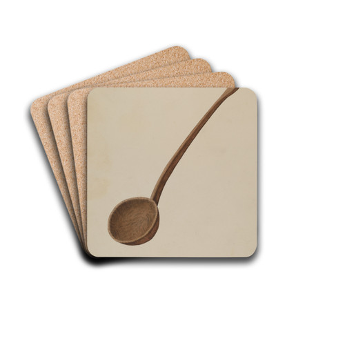 Wooden Dipper by Jacob Gielens Drink Coasters - set of 4