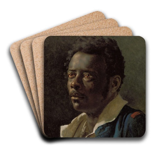 Study of the Model Joseph by Thodore Gricault Art Drink Coaster set Study of the Model Joseph by Thodore Gricault Art Drink Coaster set
