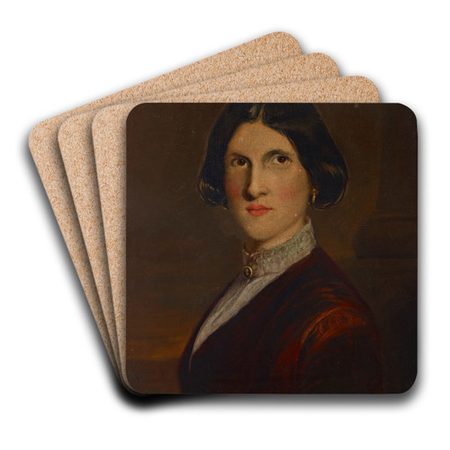 Jane Rimmer (Sister of the Artist) by William Rimmer Art Drink Coaster set