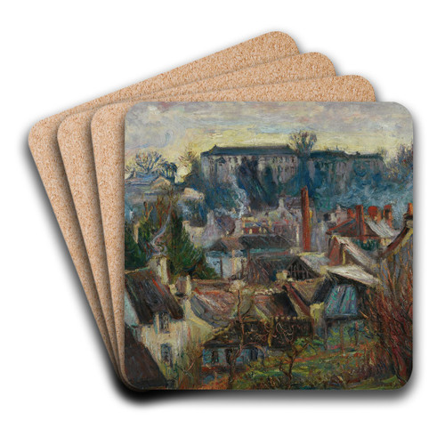 Falaise by Emile Othon Friesz Art Drink Coaster set Falaise by Emile Othon Friesz Art Drink Coaster set