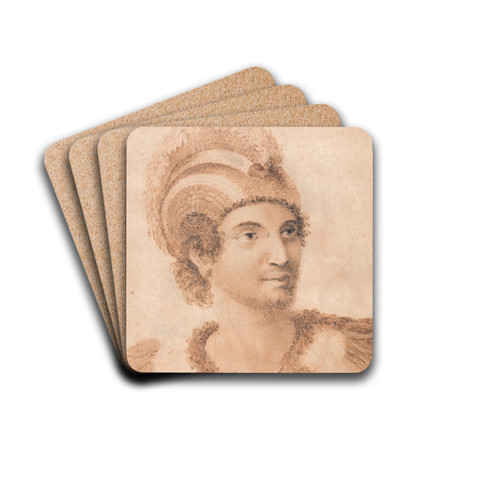A Man of the Sandwich Islands by John Webber Drink Coasters - set of 4