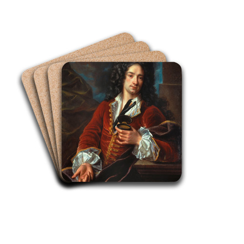 Gentilhomme prisant du tabac by Alexis Simon Belle Drink Coasters - set of 4
