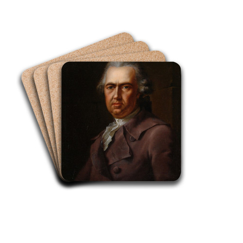 Selfportrait of the Artist by Johann Heinrich Tischbein the elder Drink Coasters - set of 4 Selfportrait of the Artist by Johann Heinrich Tischbein the elder Drink Coasters - set of 4