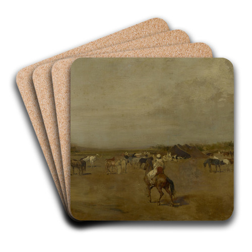 ArabianEncampment by Eugne Fromentin Art Drink Coaster set