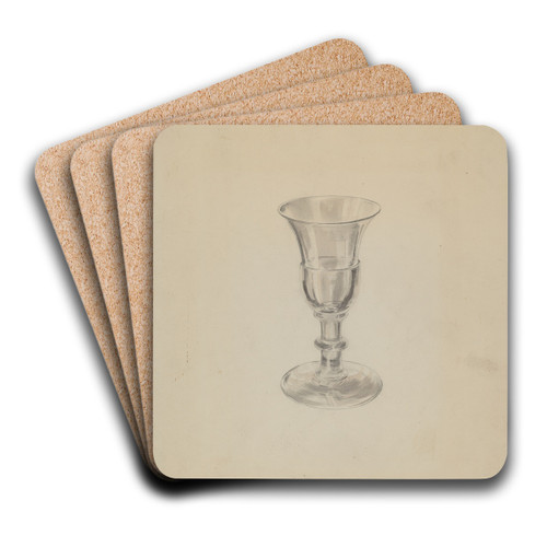 Glass by Lillian Causey Art Drink Coaster set