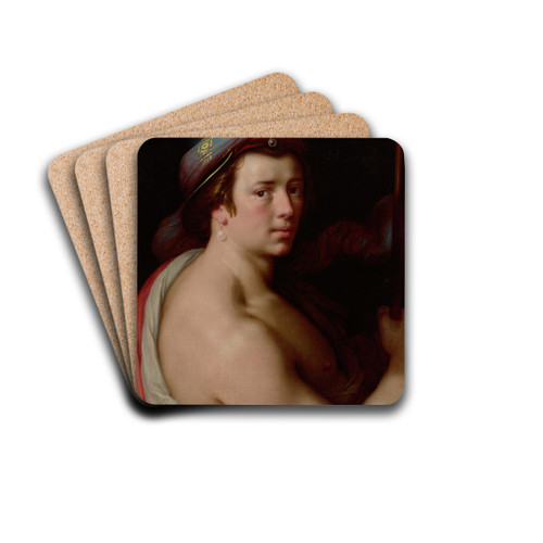 Adonis by Cornelis Cornelisz Van Haarlem Drink Coasters - set of 4