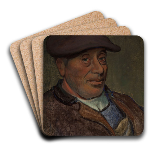 Breton mariner by Wadysaw lewiski Art Drink Coaster set