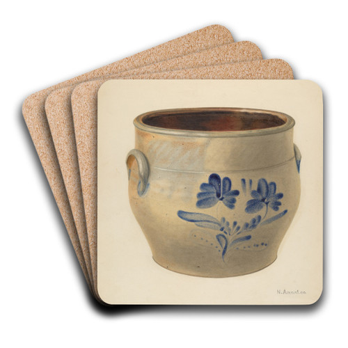 Crock by Nicholas Amantea Art Drink Coaster set