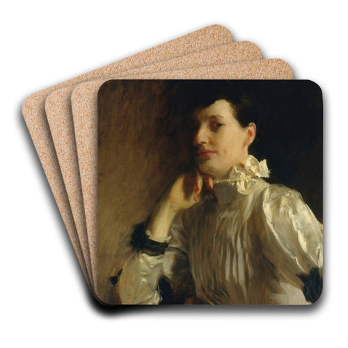 Mrs. Henry Galbraith Ward by John Singer Sargent Art Drink Coaster set