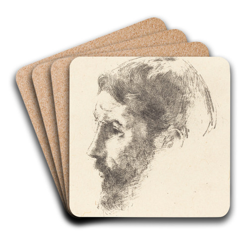 Pierre Bonnard by Odilon Redon Art Drink Coaster set Pierre Bonnard by Odilon Redon Art Drink Coaster set