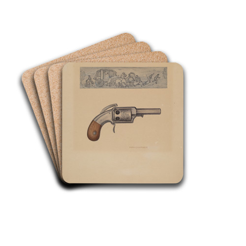 Revolver by Rose Campbell-Gerke Drink Coasters - set of 4 Revolver by Rose Campbell-Gerke Drink Coasters - set of 4