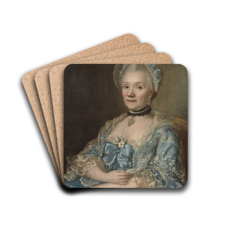 Dorothea Elisabeth Schultz by Ulrika Pasch Drink Coasters - set of 4