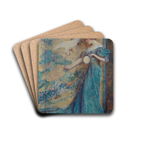 The Mirror by Robert Reid Drink Coasters - set of 4 The Mirror by Robert Reid Drink Coasters - set of 4