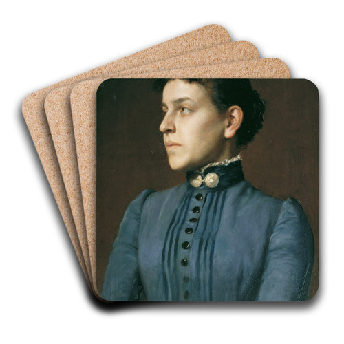 Dame Im Blauen Kleid Datierung by Rudolf Bacher Art Drink Coaster set Dame Im Blauen Kleid Datierung by Rudolf Bacher Art Drink Coaster set