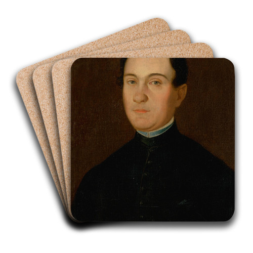 Portrait of Hammerschmidt by Peter Michal Boh Art Drink Coaster set