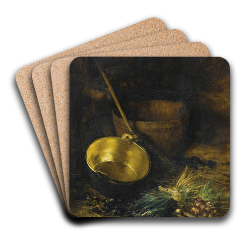 La bassine de cuivre by Antoine Vollon Art Drink Coaster set