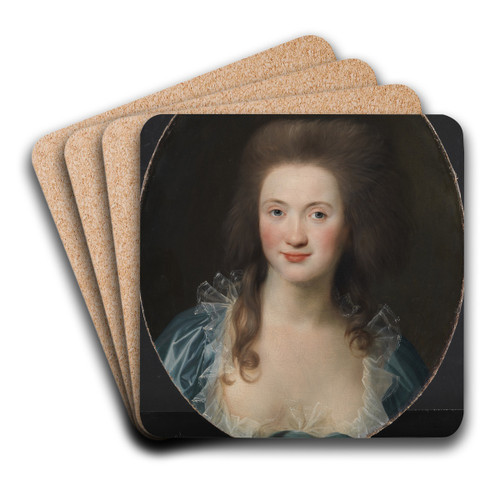 The Artist's First Betrothed by Jens Juel Art Drink Coaster set