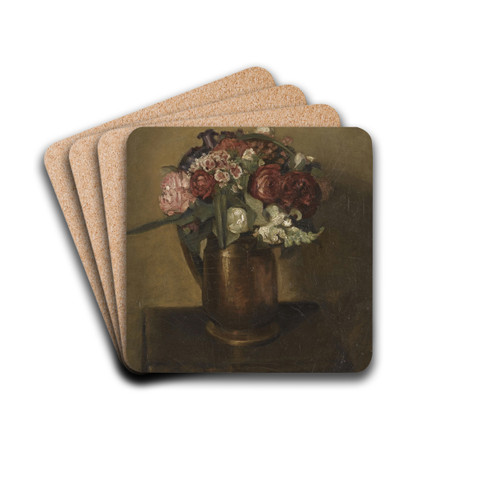 Flowers in a Jug by Mark Gertler Drink Coasters - set of 4 Flowers in a Jug by Mark Gertler Drink Coasters - set of 4