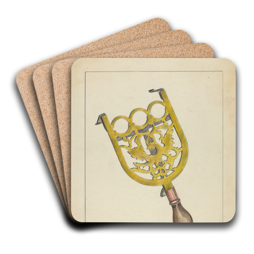 Trivet by American 20th Century Art Drink Coaster set