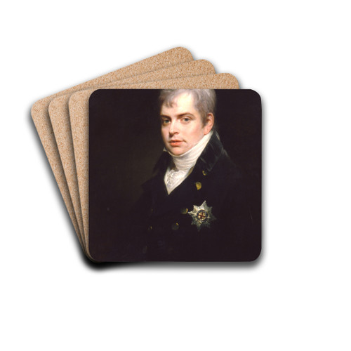 Duke of Sussex by Sir William Beechey Drink Coasters - set of 4 Duke of Sussex by Sir William Beechey Drink Coasters - set of 4