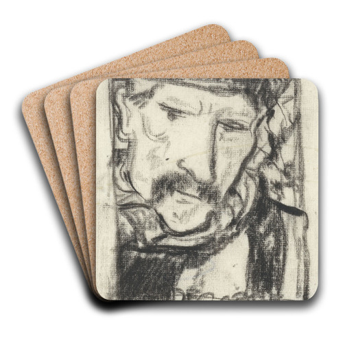 De Garde by Richard Nicolas Roland Holst Art Drink Coaster set