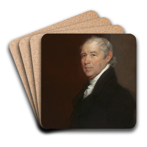 Benjamin Tappan by Gilbert Stuart Art Drink Coaster set