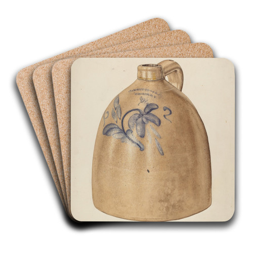Jug by Lillian Hunter Art Drink Coaster set