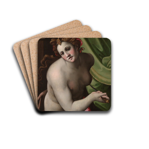 Lucretia by Michele Tosini Drink Coasters - set of 4