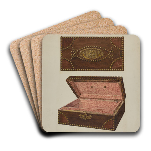 Letter Box by Rocco Navigato Art Drink Coaster set