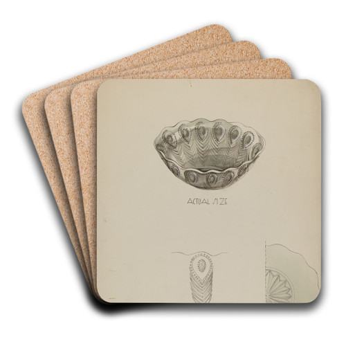 Bowl by Roberta Elvis Art Drink Coaster set