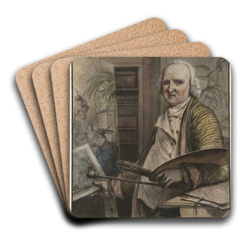 Zelfportret van Jurriaan Andriessen by Jurriaan Andriessen Art Drink Coaster set