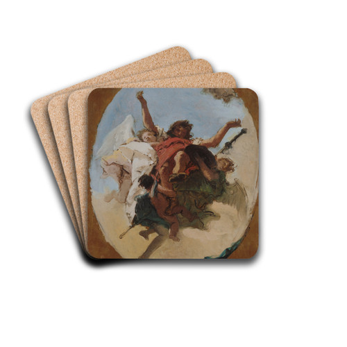 The Apotheosis of SaintRoch by Giovanni Battista Tiepolo Drink Coasters - set of 4 The Apotheosis of SaintRoch by Giovanni Battista Tiepolo Drink Coasters - set of 4