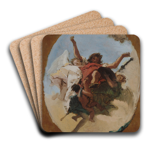 The Apotheosis of SaintRoch by Giovanni Battista Tiepolo Art Drink Coaster set The Apotheosis of SaintRoch by Giovanni Battista Tiepolo Art Drink Coaster set