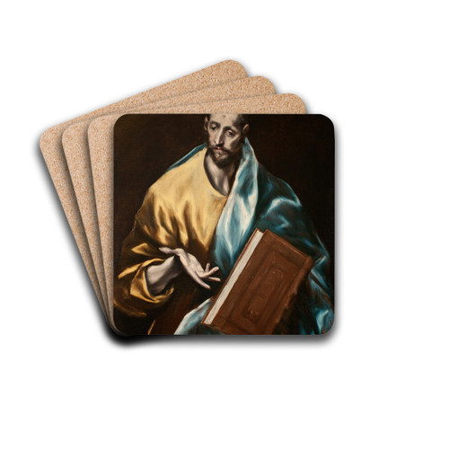 St. James the Less by El Greco (Domenikos Theotokopoulos) Drink Coasters - set of 4
