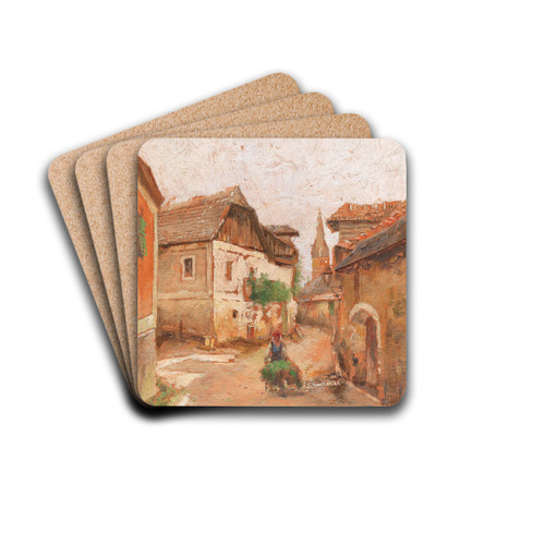 Motif of the Wachau by Paul Unbereit Drink Coasters - set of 4