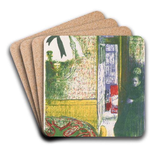Interieur  la suspension by douard Vuillard Art Drink Coaster set