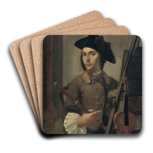 Self-Portrait by Gerrit Backhuijzen Art Drink Coaster set