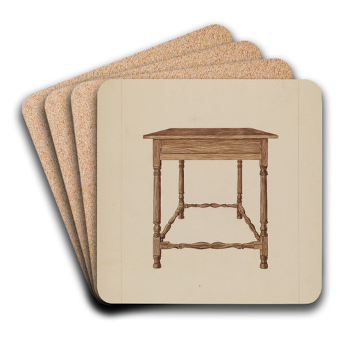 Table by Frederick Jackson Art Drink Coaster set