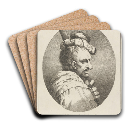 Bardolph, from Henry IV, Act II, Scene 9 by John Hamilton Mortimer Art Drink Coaster set Bardolph, from Henry IV, Act II, Scene 9 by John Hamilton Mortimer Art Drink Coaster set