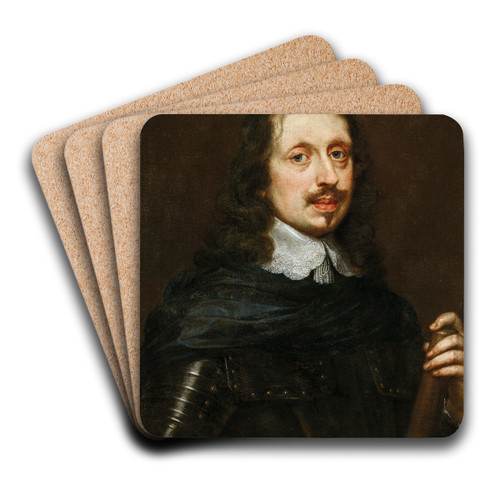 Portrait Of Mattia De Medici (16131667) by Justus Sustermans Art Drink Coaster set