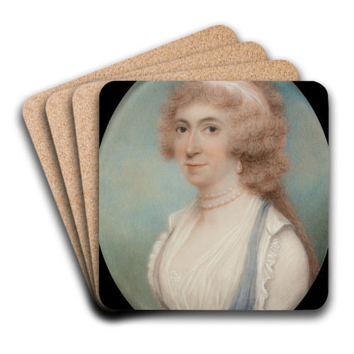 Young Woman by Henry Bone Art Drink Coaster set