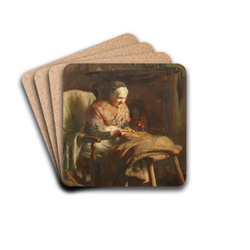 Running repairs by Edwin Harris Drink Coasters - set of 4