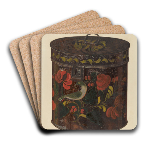 Canister by Marie Famularo Art Drink Coaster set
