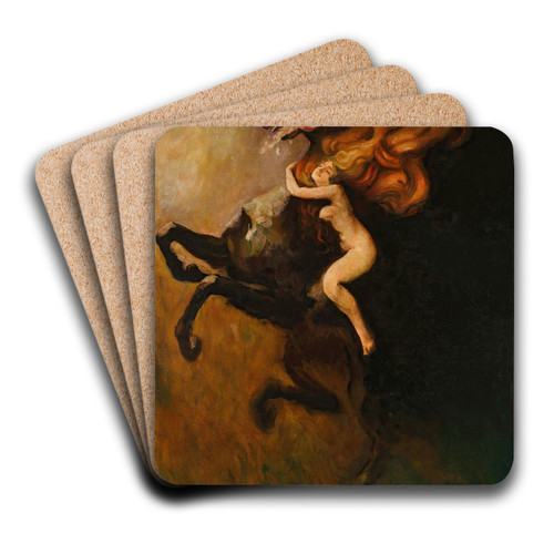 Frenzy by Wadysaw Podkowiski Art Drink Coaster set Frenzy by Wadysaw Podkowiski Art Drink Coaster set