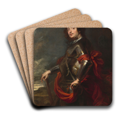 The Prefect Raffaele Raggi by Anthony van Dyck Art Drink Coaster set