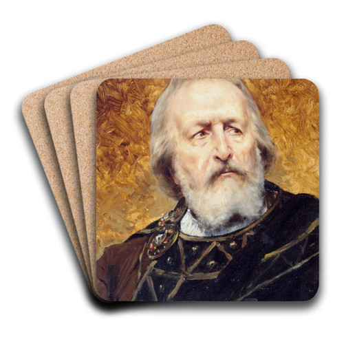 Portrait d'Henri Maubant (1821-1902), socitaire de la Comdie-Franaise by Thobald Chartran Art Drink Coaster set Portrait d'Henri Maubant (1821-1902), socitaire de la Comdie-Franaise by Thobald Chartran Art Drink Coaster set
